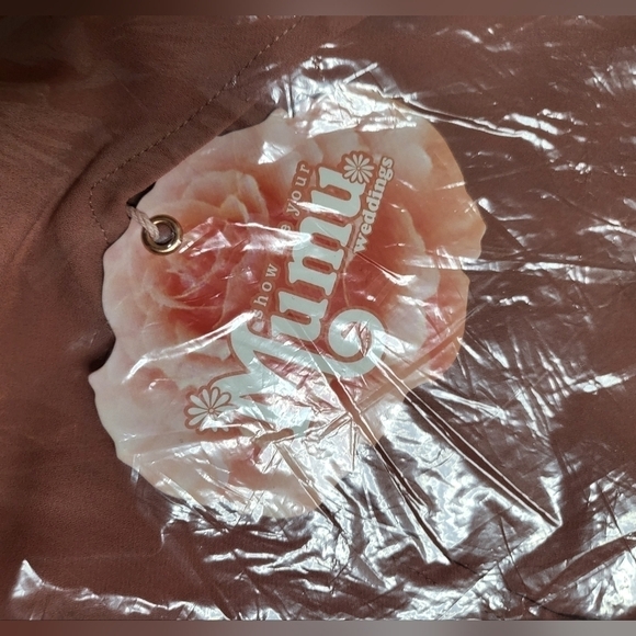 NWT Show Me Your MuMu Kendall Maxi Dress in Rustic Mauve Crisp - Picture 4 of 7